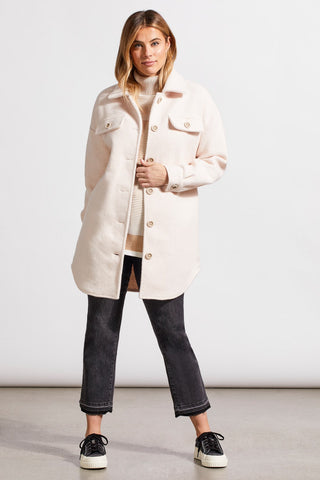 alt view 1 - BOILED WOOL JACKET WITH POCKETS-Blush