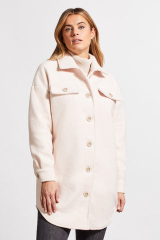 alt view 3 - BOILED WOOL JACKET WITH POCKETS-Blush