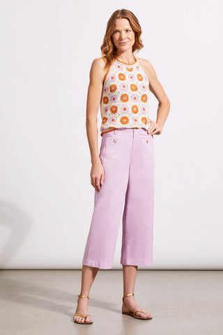 alt view 1 - BROOKE WIDE LEG CROP JEANS-Orchid rose